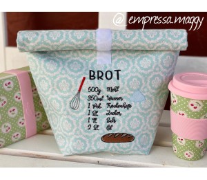 Stickdatei - Brot Liebe - Brotrezept